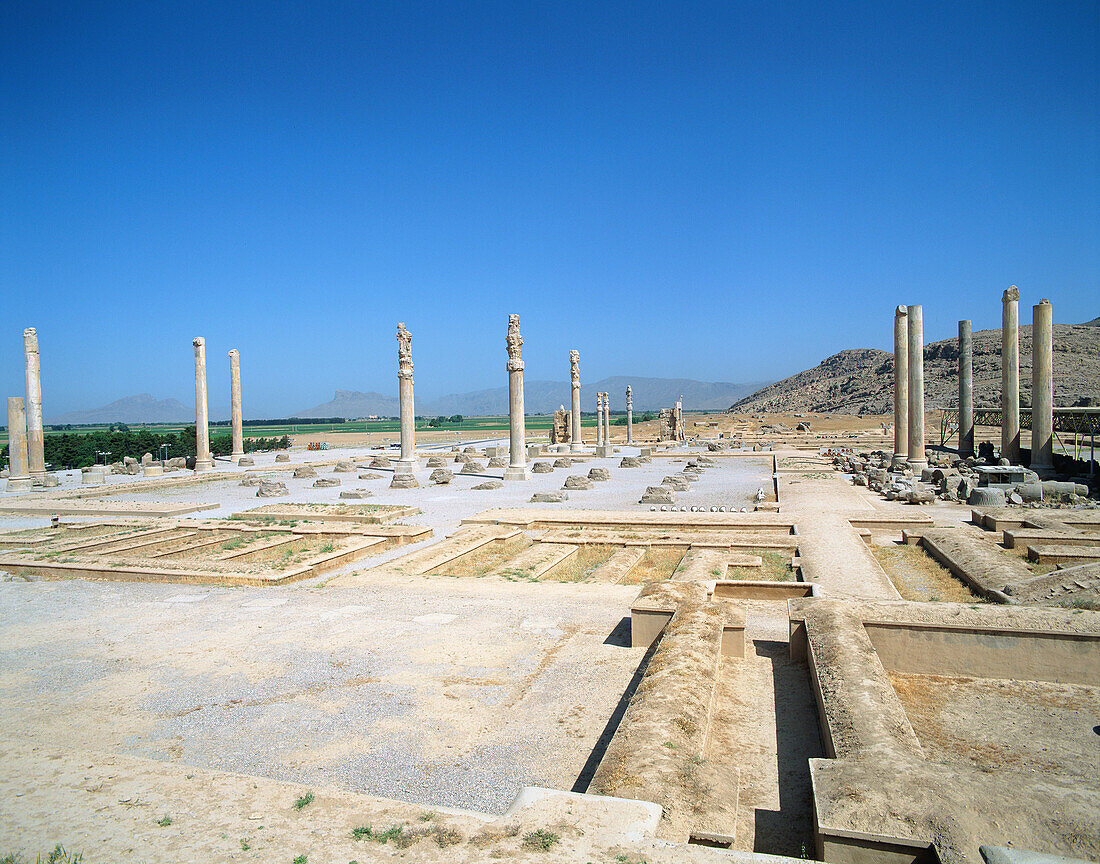 Apadana (columned hall). Persepolis. Iran