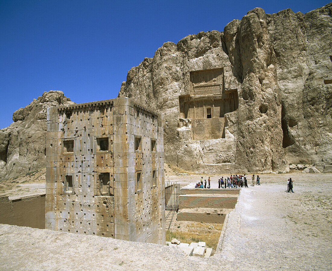 Achaemenian tombs. Naqsh-e Rostam. Iran