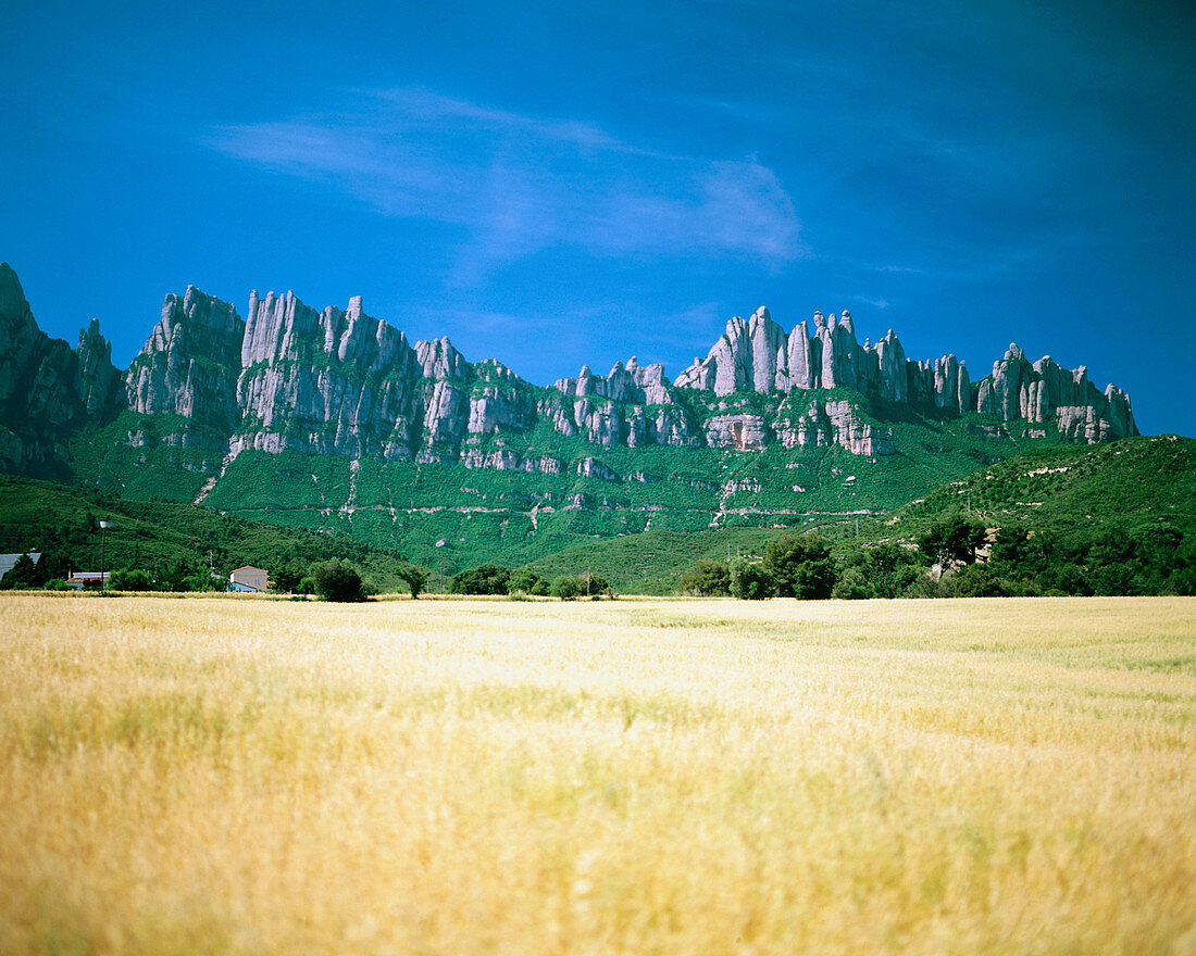 Montserrat mountains. Barcelona province. Spain