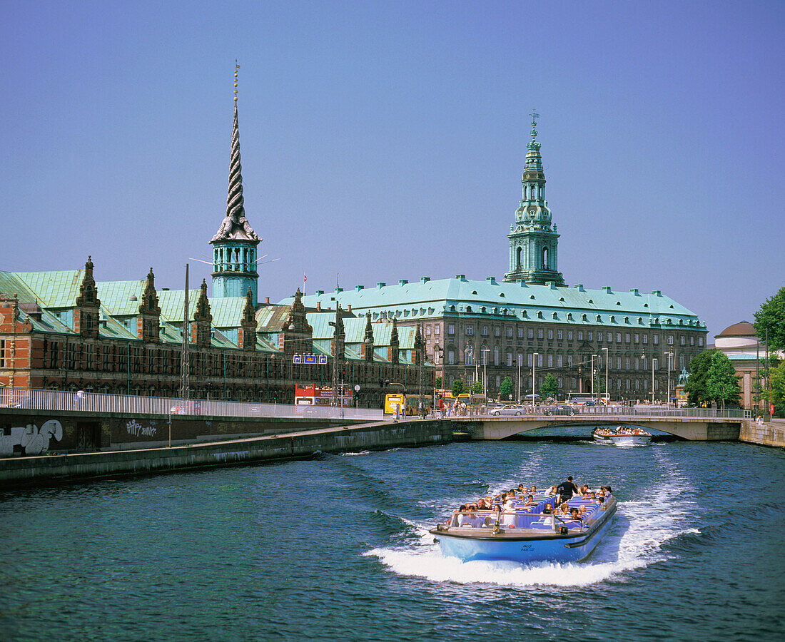 Christiansborg Palace (occupied by Parliament, the Supreme Court and the Foreign Office). Copenhagen. Denmark