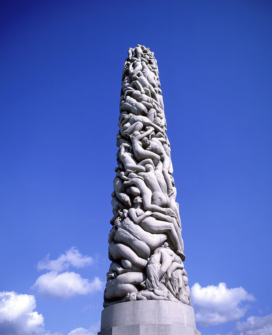 Man s Destiny , monolith. Frogner Park. Oslo. Norway