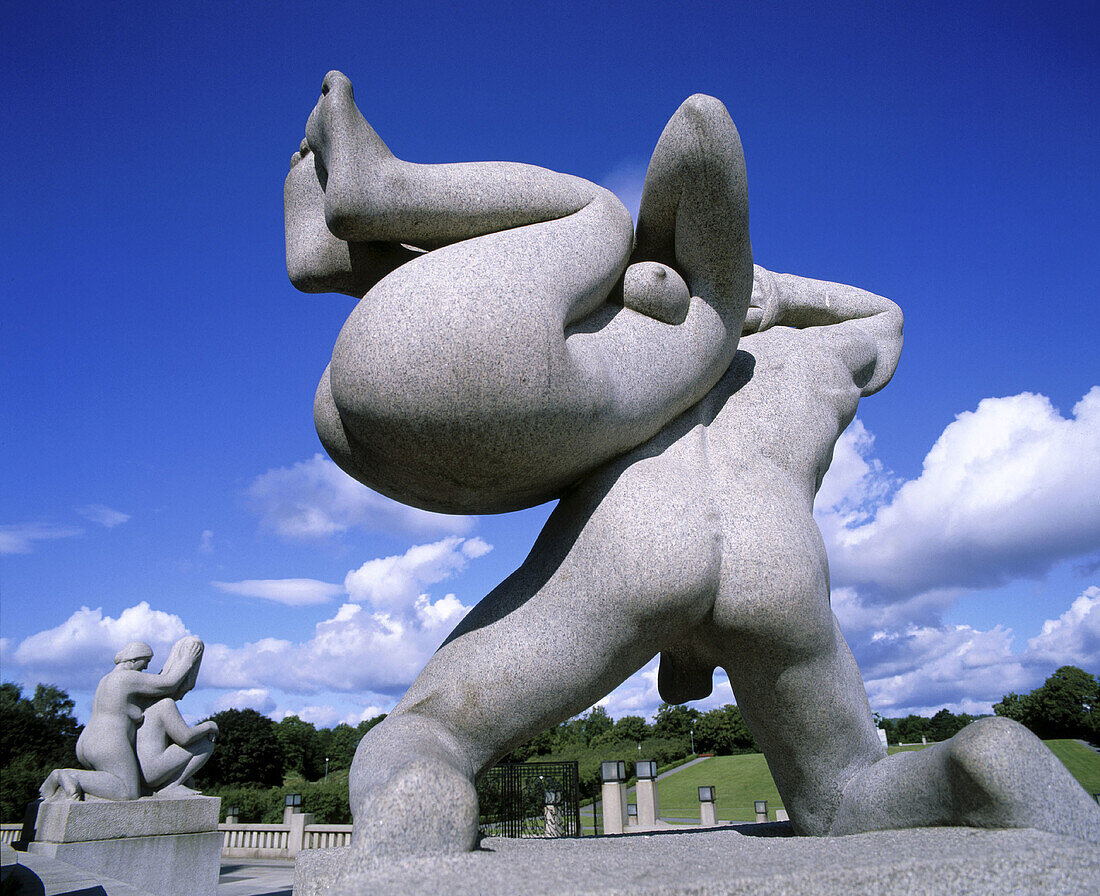 Man s Destiny , statues at Frogner Park. Oslo. Norway