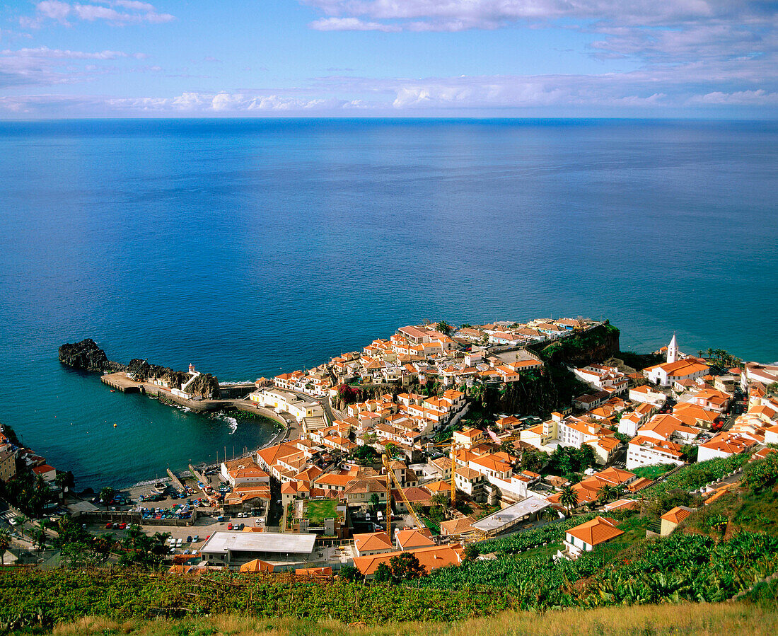 Camara de Lobos town. Madeira Island. Portugal