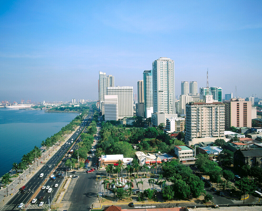Roxas Boulevard. Ermita-Malate District. Manila. Philippines