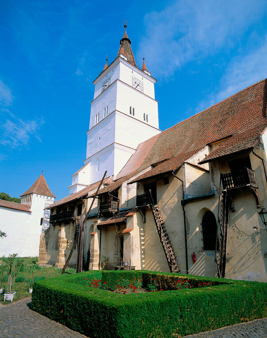 Saxon town of Harman in Transylvania. (Prahova Valley). Romania