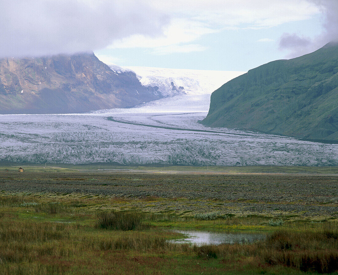Vatnajökull (Europe s largest glacier). Skaftafell National Park. Iceland