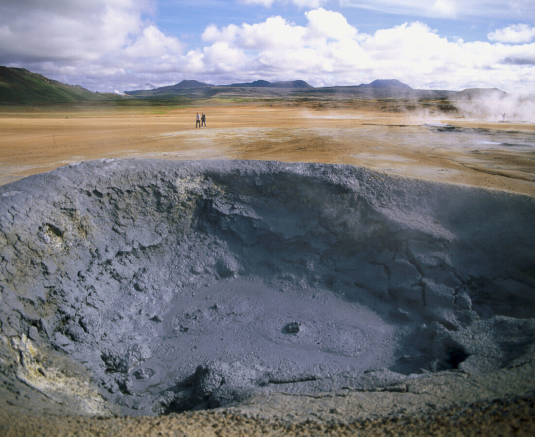 Volcanic landscape at Krafla. Mývatn area. Iceland