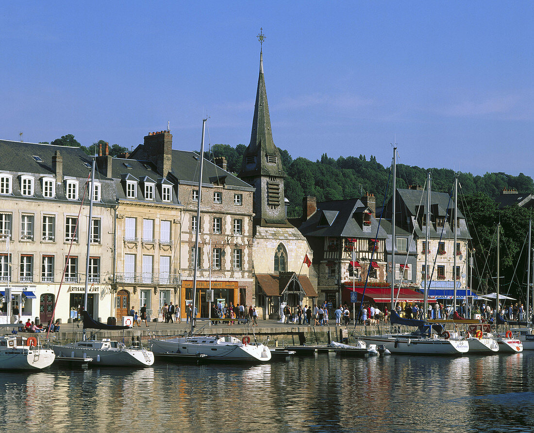 Honfleur s Old Port. Normandie. France