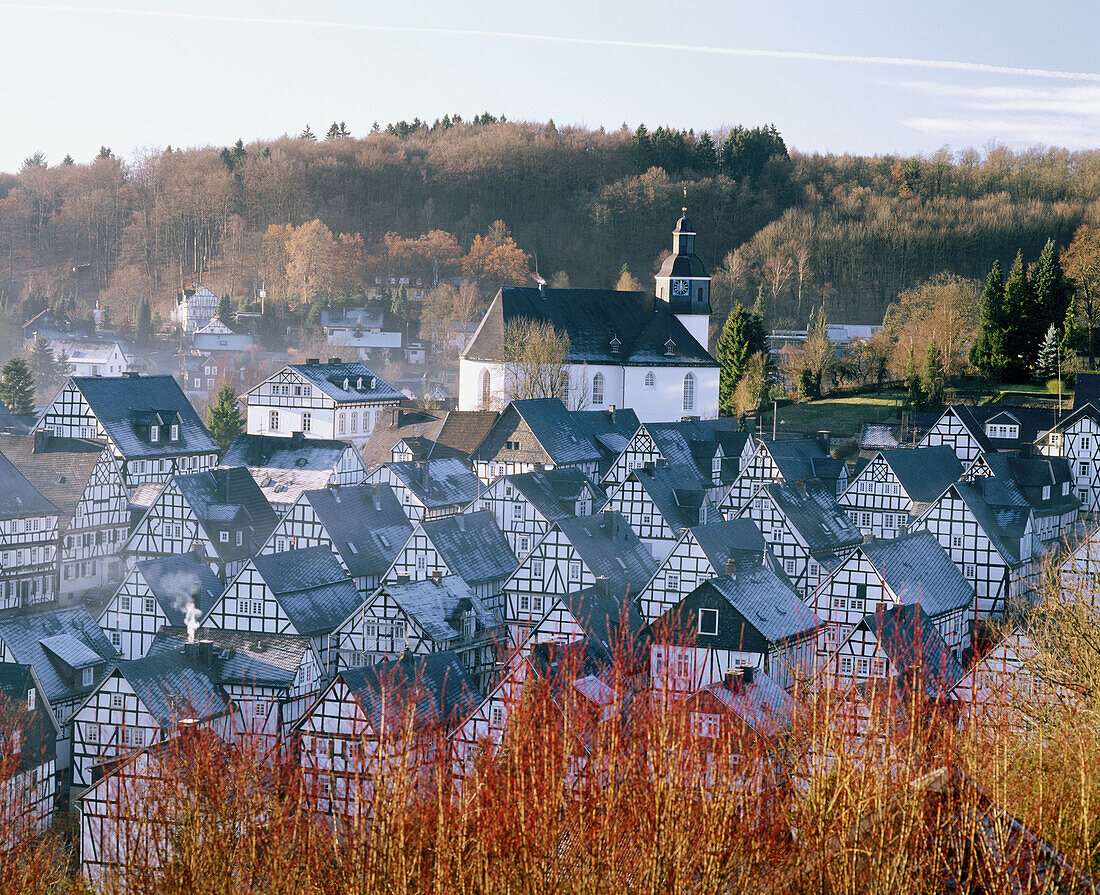 Local architecture, Siegen district. Germany