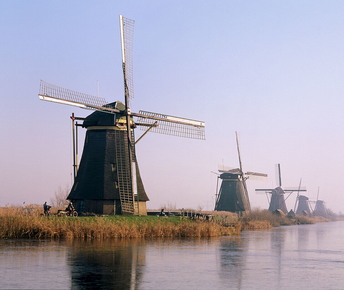 Windmills. Kinderdijk. Holland