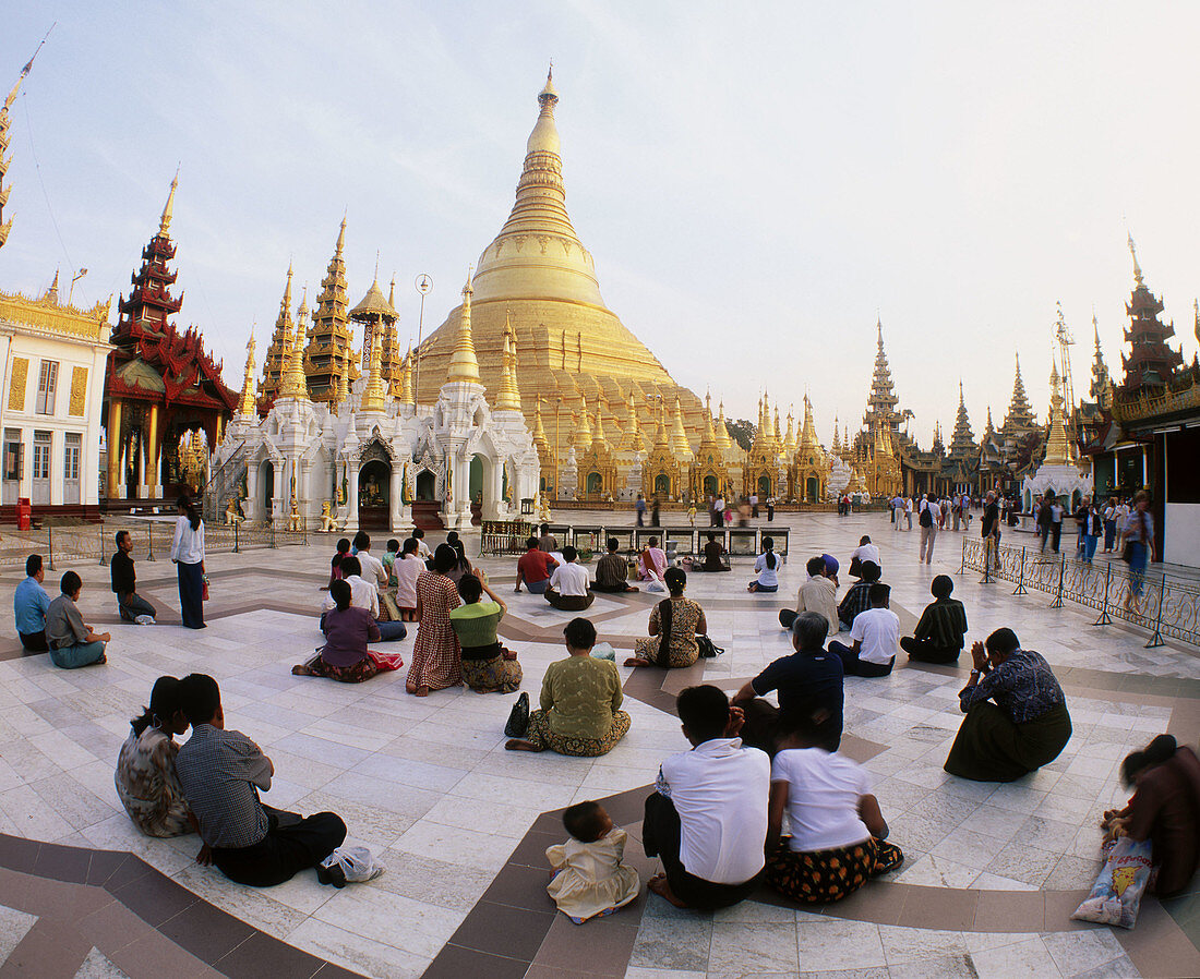 Shwedagon pagoda. Yangoon. Myanmar