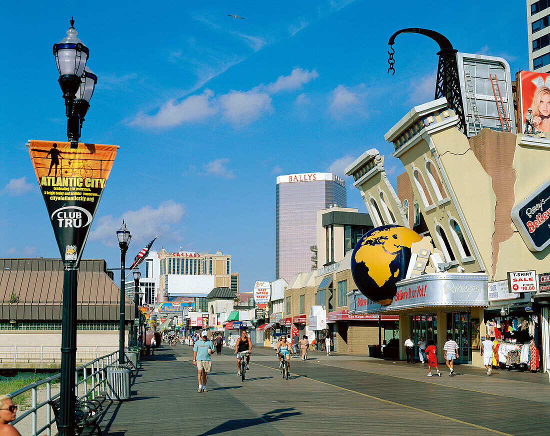 The Boardwalk, Atlantic City. New Jersey, USA