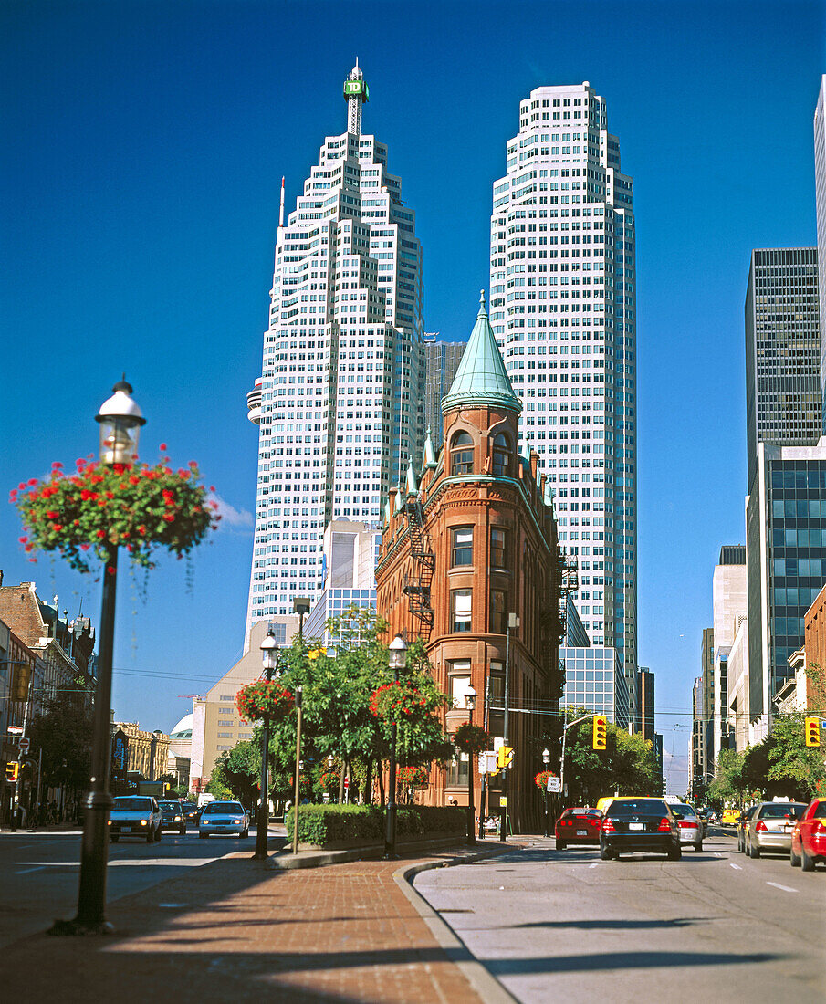 Flatiron Building in downtown Toronto. Canada