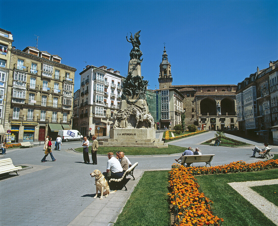 Downtown Vitoria. Álava, Euskadi. Spain