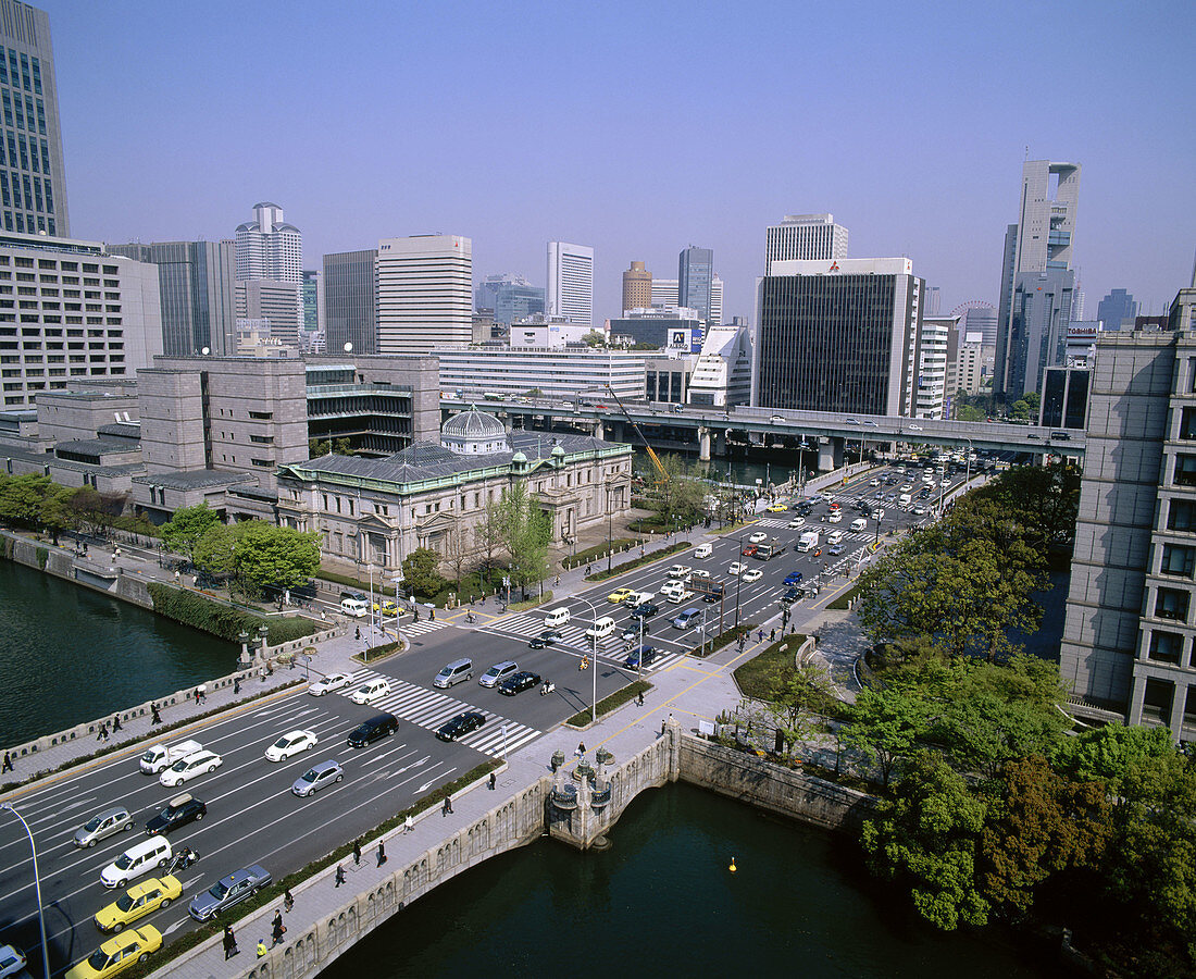 Central Osaka. Honshu, Japan