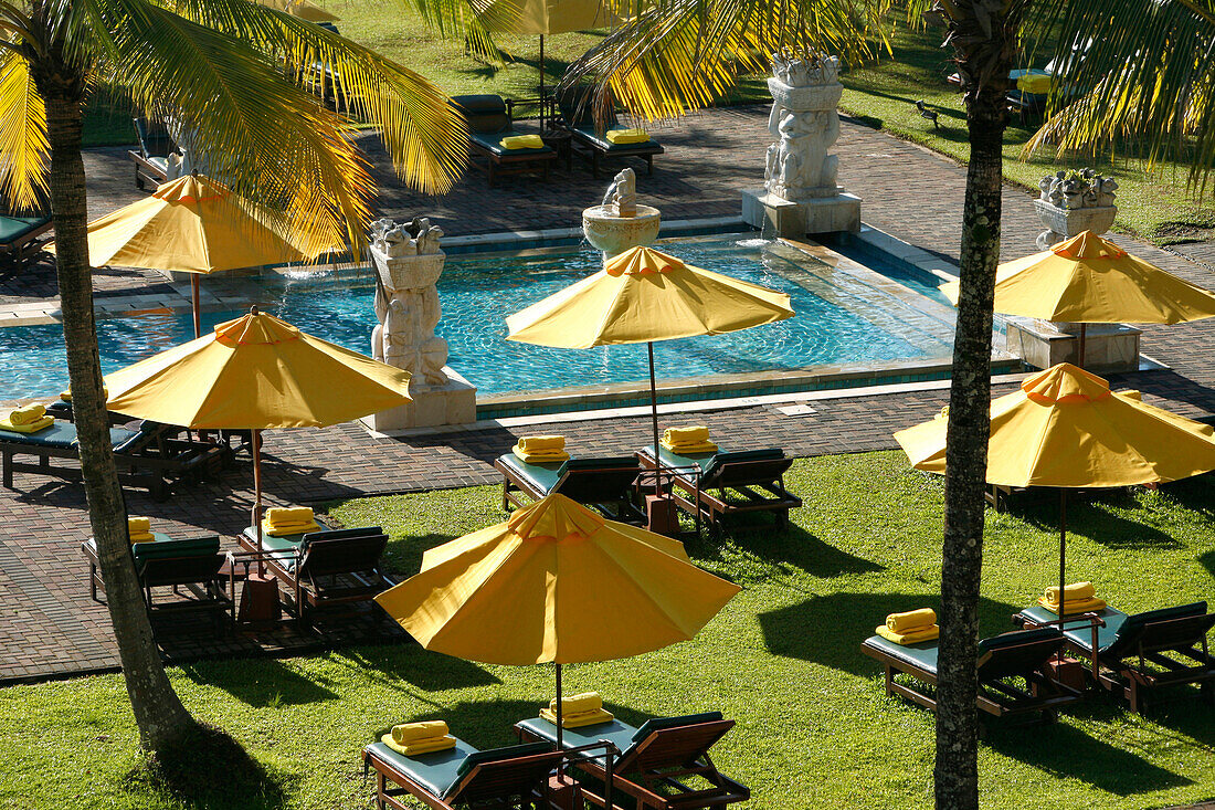 Pool area, Angsana resort, Bintan Island, Indonesia