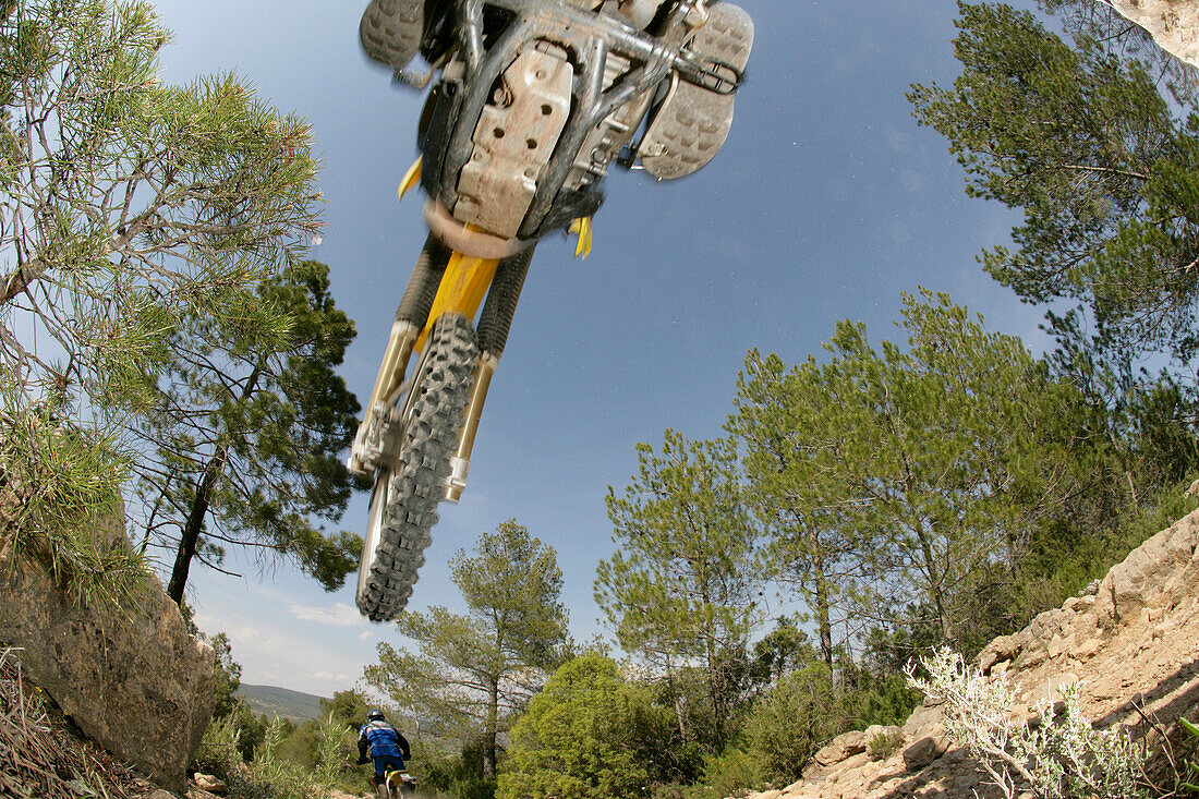 Motocross im Gelände, Valencia, Spanien