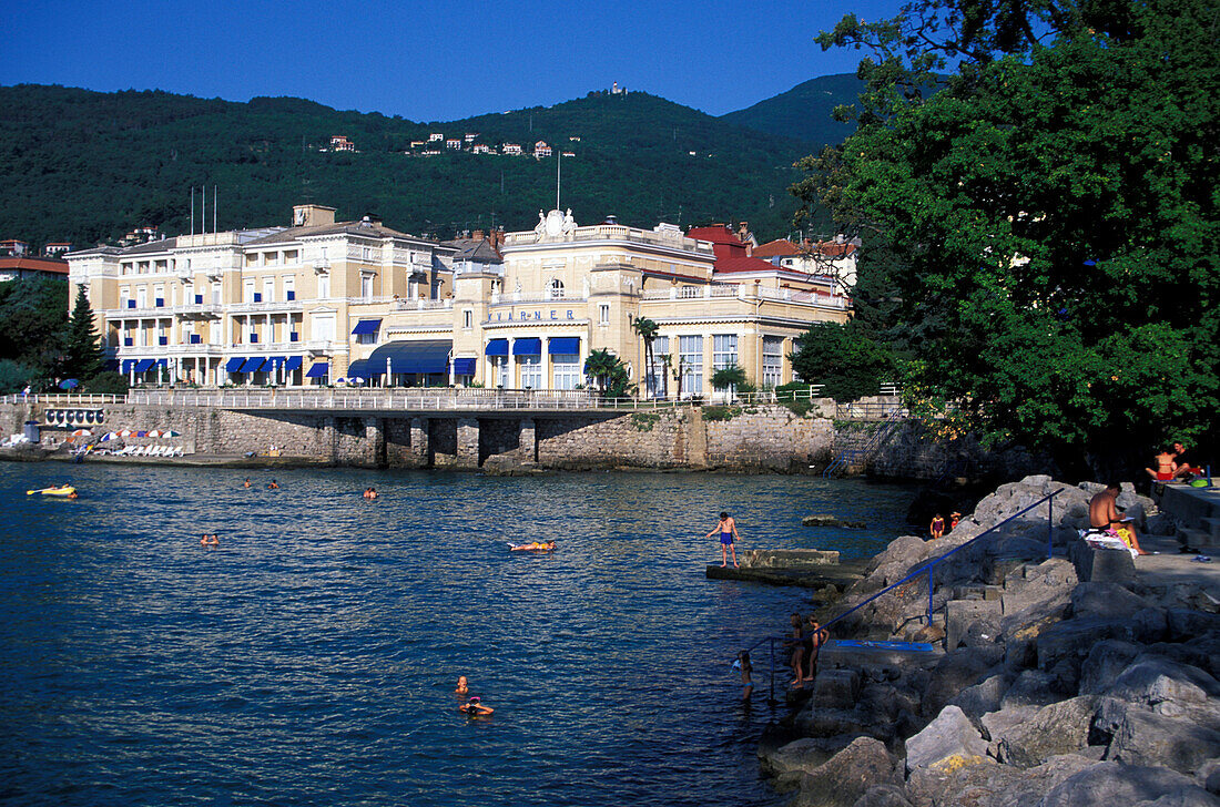 Hotel Kvarner, Opatija, bay of Kvarner, Istria, Croatia