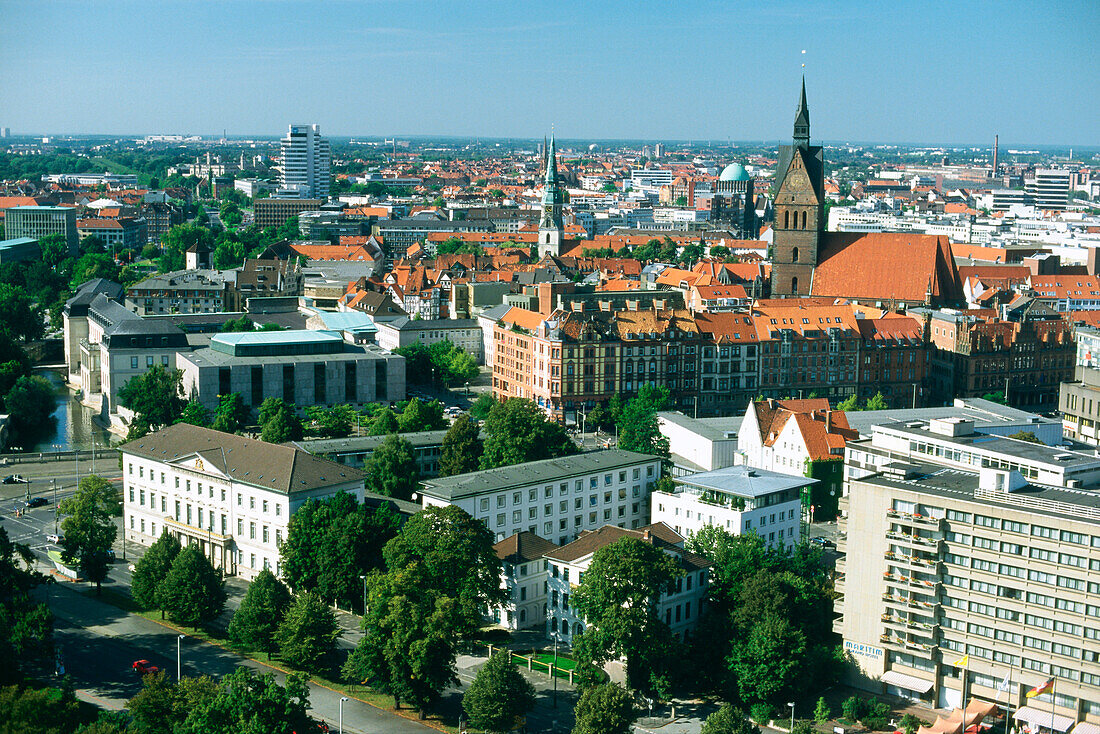 City view of Hannover, Hannover, Lower Saxony, Germany