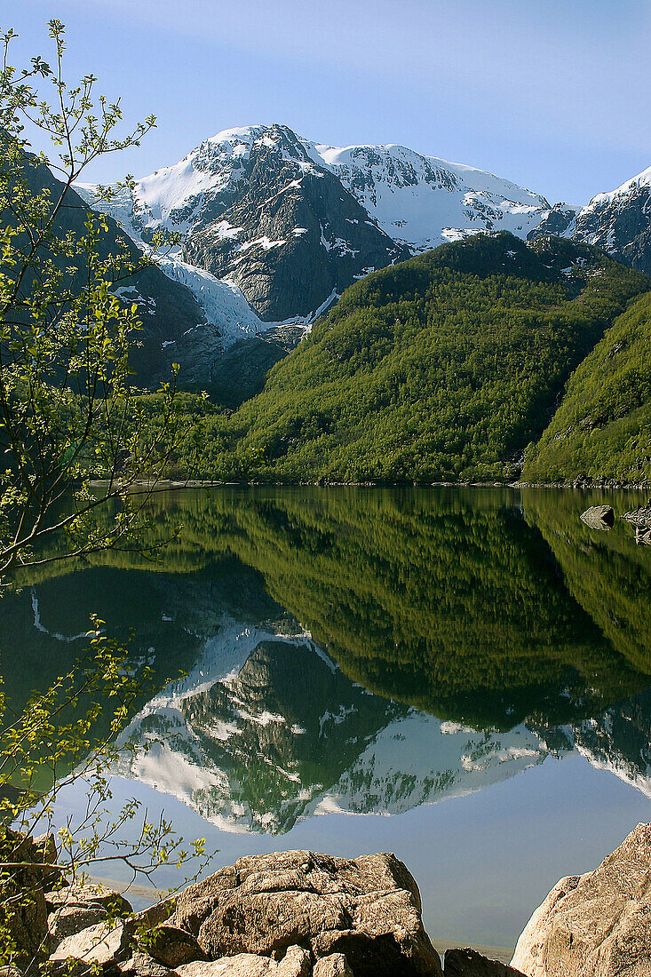 Bondhus glacier. Hardanger. Norway.