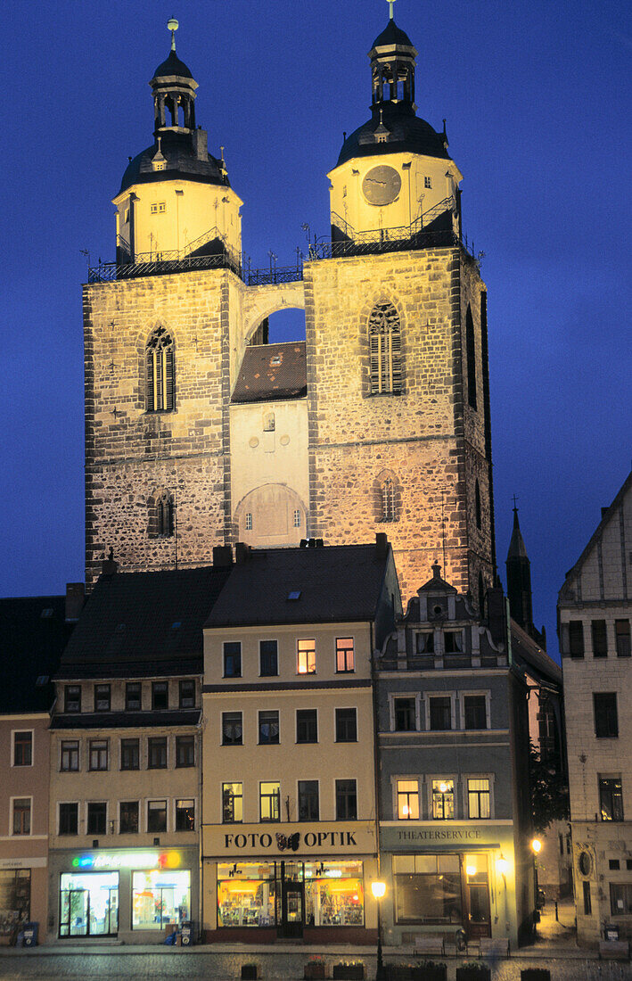 St. Marien, City Church at Market Square. Wittenberg. Germany