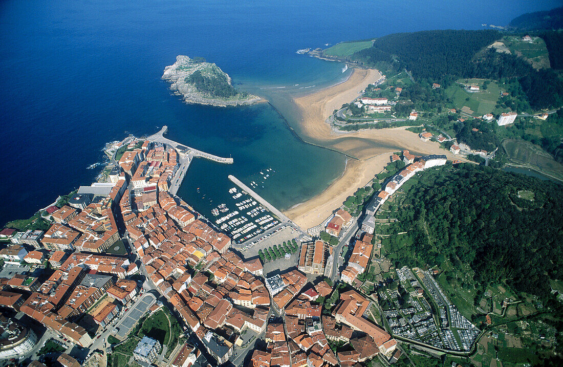 San Nicolas island. Lekeitio. Vizcaya. Euskadi. Spain.