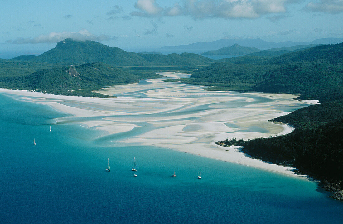 Whitehaven Beach. White Sunday Island. Great Barrier Reef. Queensland. Australia