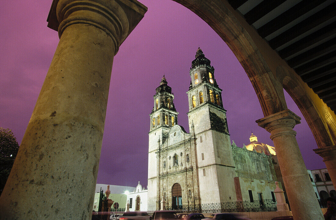 Cathedral (1540-1705). Campeche. Mexico.