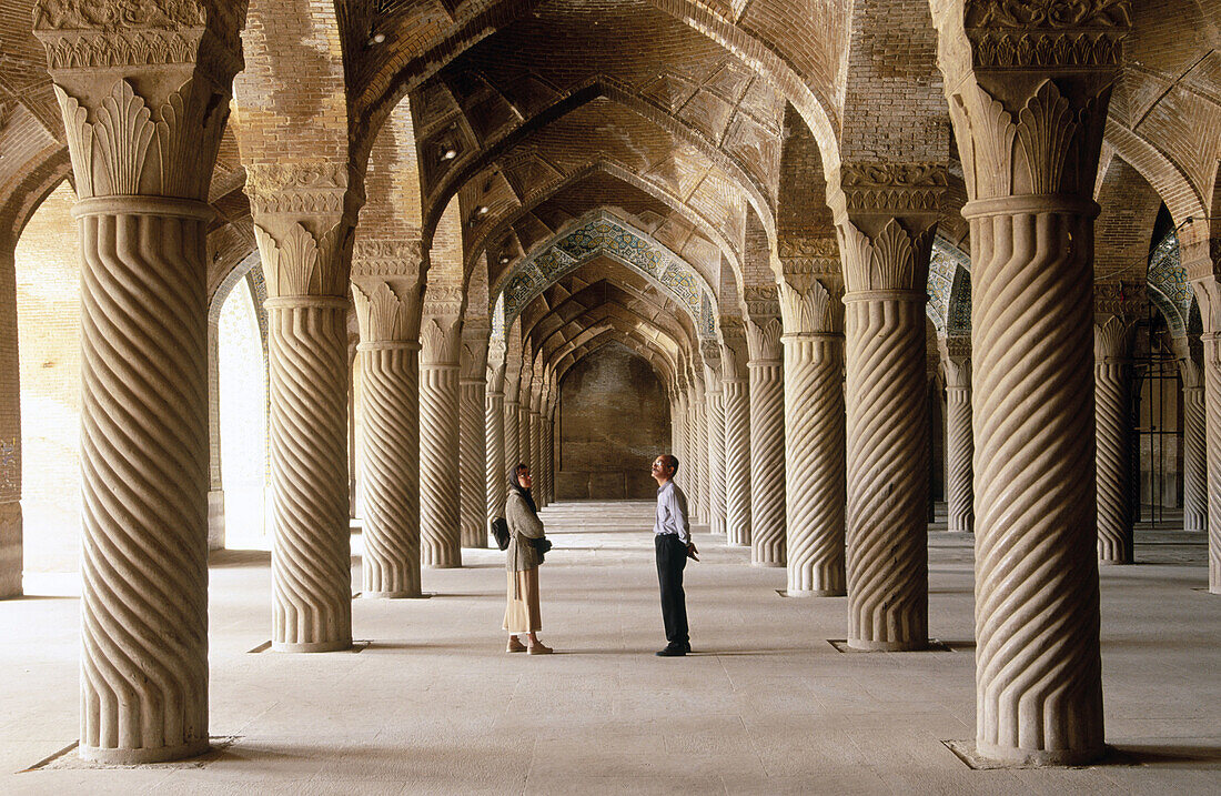 Vakil mosque (1773). Winter sanctuary. Shiraz. Iran.