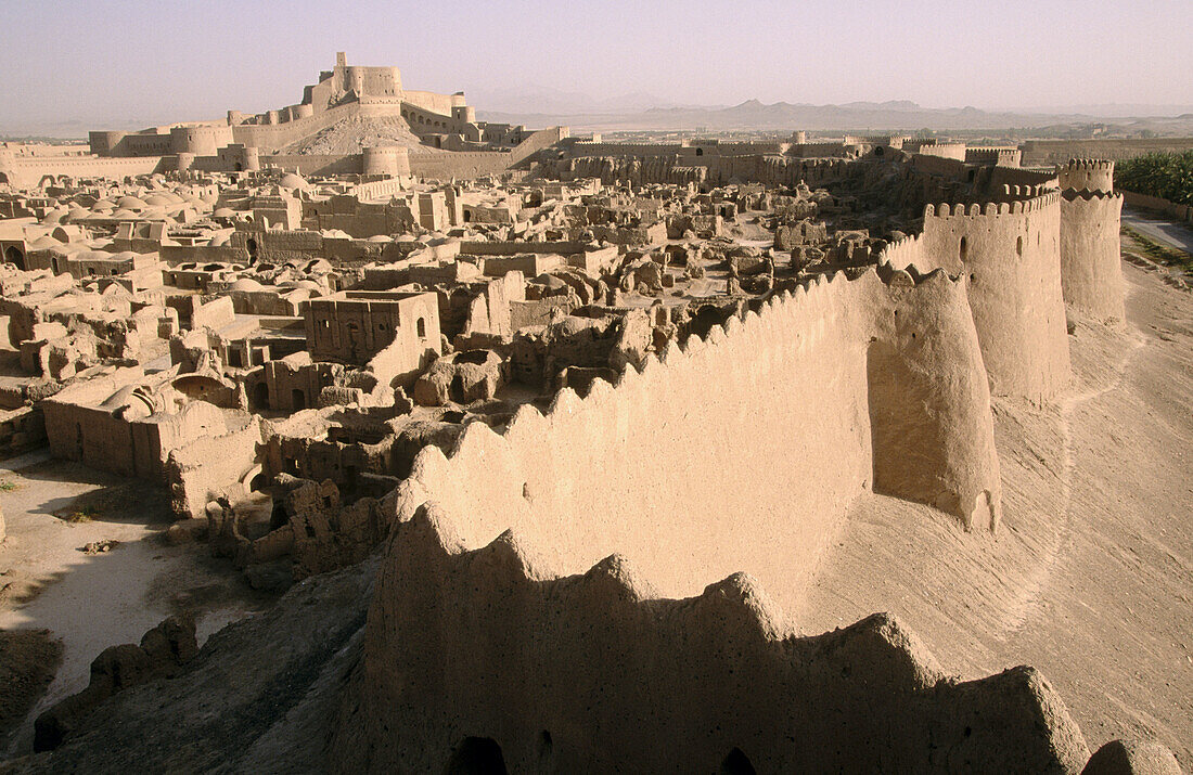 The castle and the ruins of the old city. Bam. Iran.