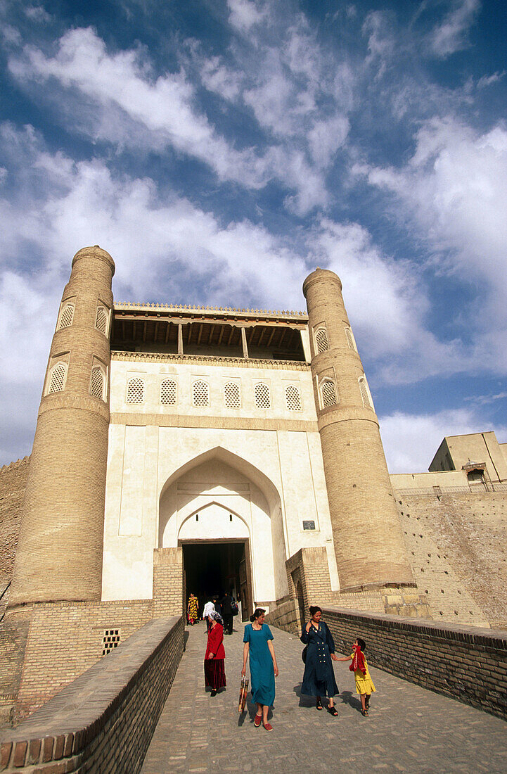 Silk road. The Ark. Bukhara. Uzbekistan.
