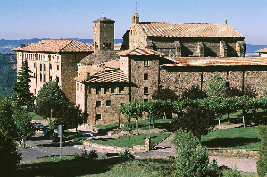 San Salvador de Leyre monastery (XII century). Navarre. Spain