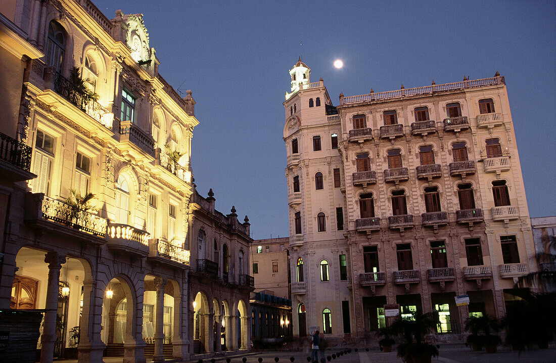 Colegio del Santo Ángel and Hotel Ángel Aranda in Plaza Vieja (old square). Havana. Cuba