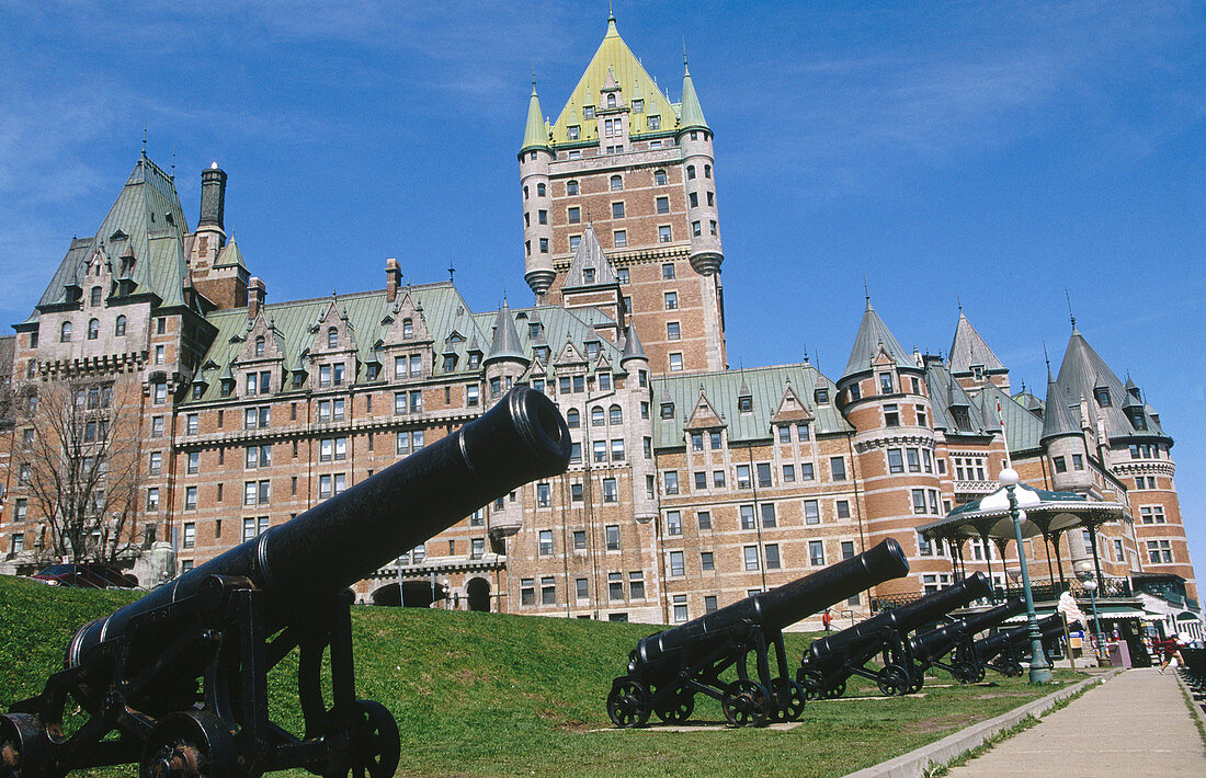 Frontenac Castle. Quebec City. Canada