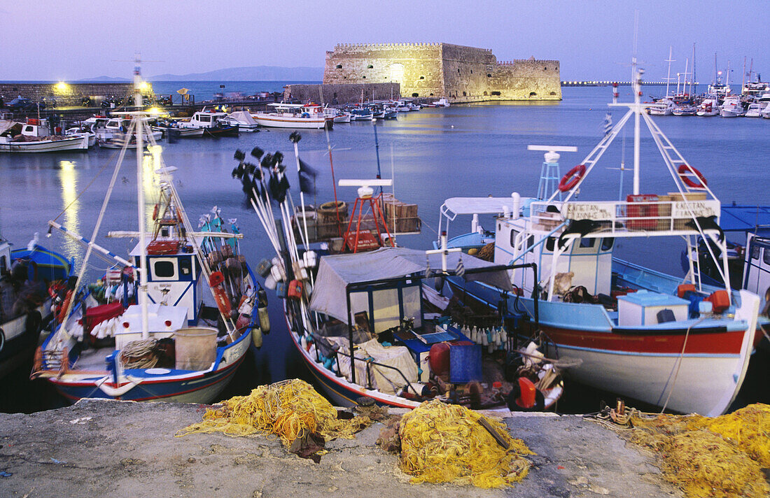 Harbour. Heraklion. Crete. Greece