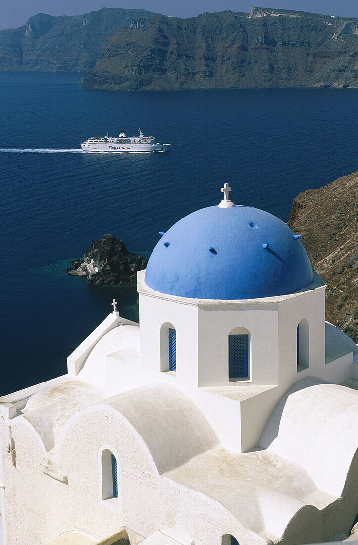 Oia village. Santorini. Cyclades. Greece