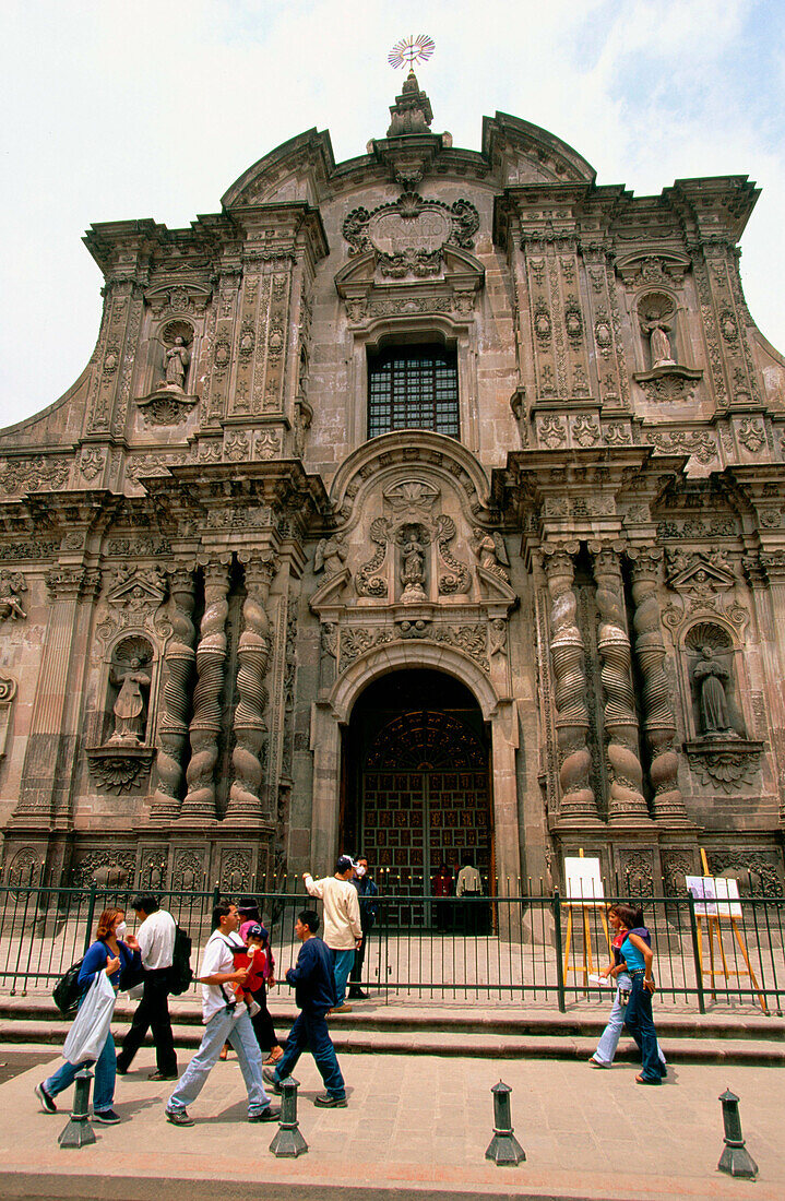 Iglesia de la Compañía de Jesus . Quito. Ecuador