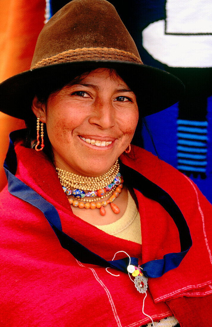 Salasaca woman. Tungurahua province. Ecuador