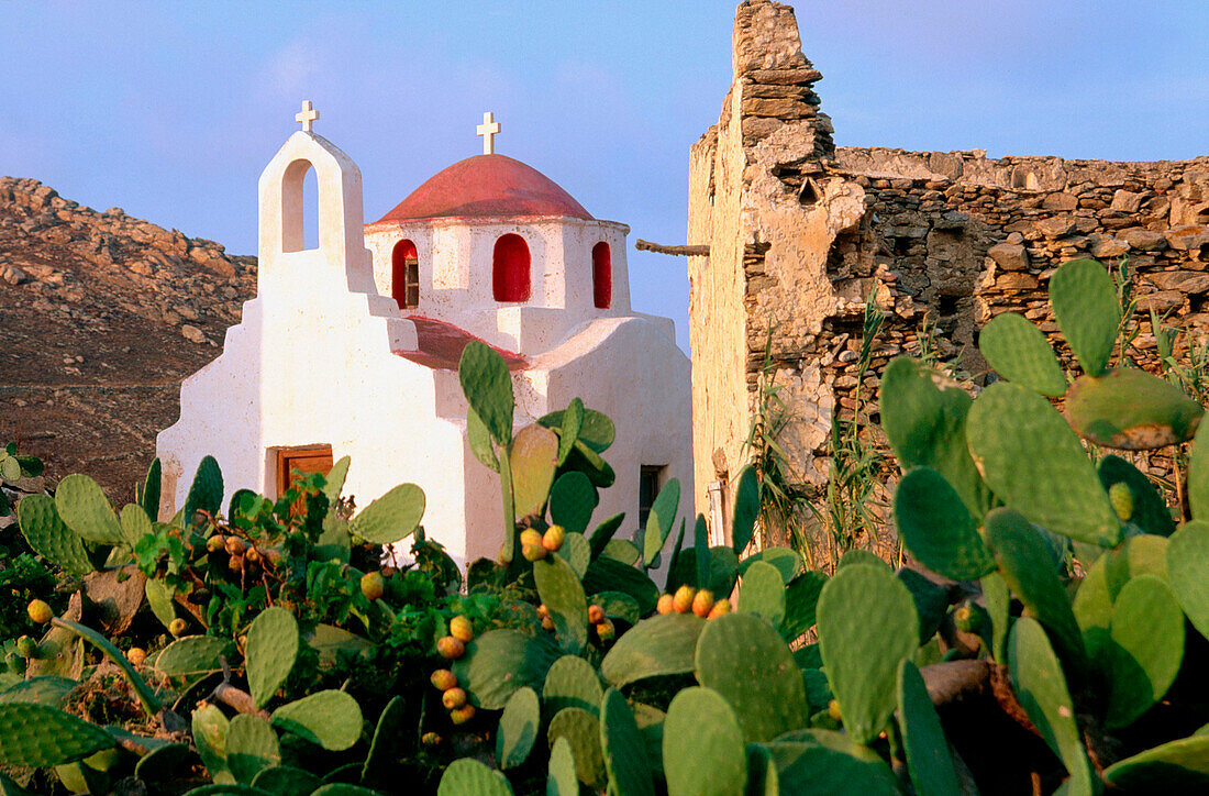 Panagia in Paleokastro. Mikonos. Greece