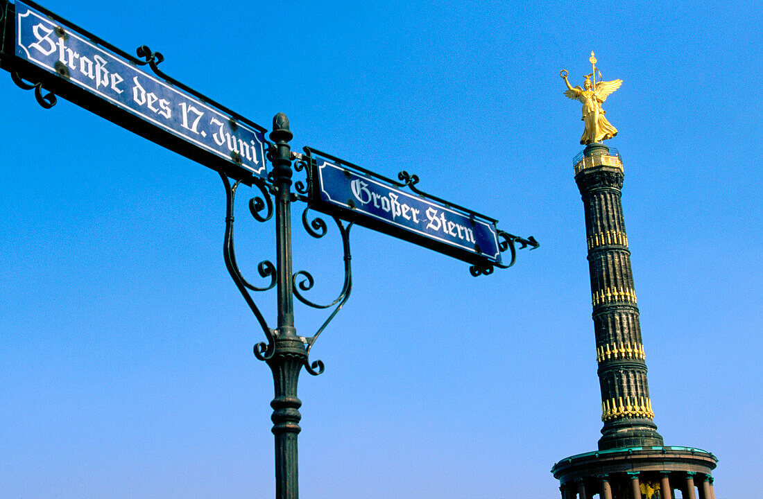 Victory Column in Berlin. Germany