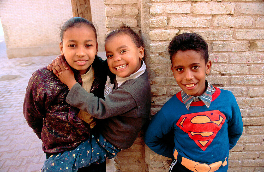 Children from Tozeur. Tunisia