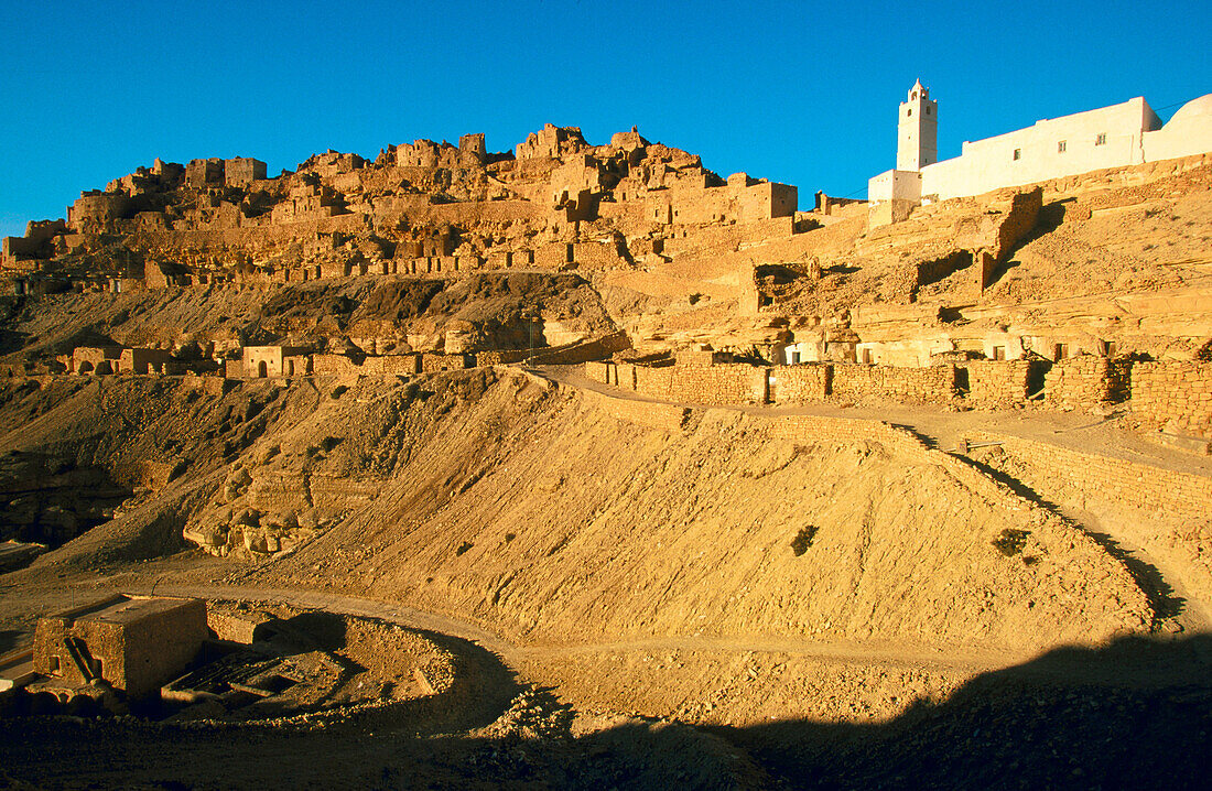 Village of Chenini in Tataouine region. Tunisia