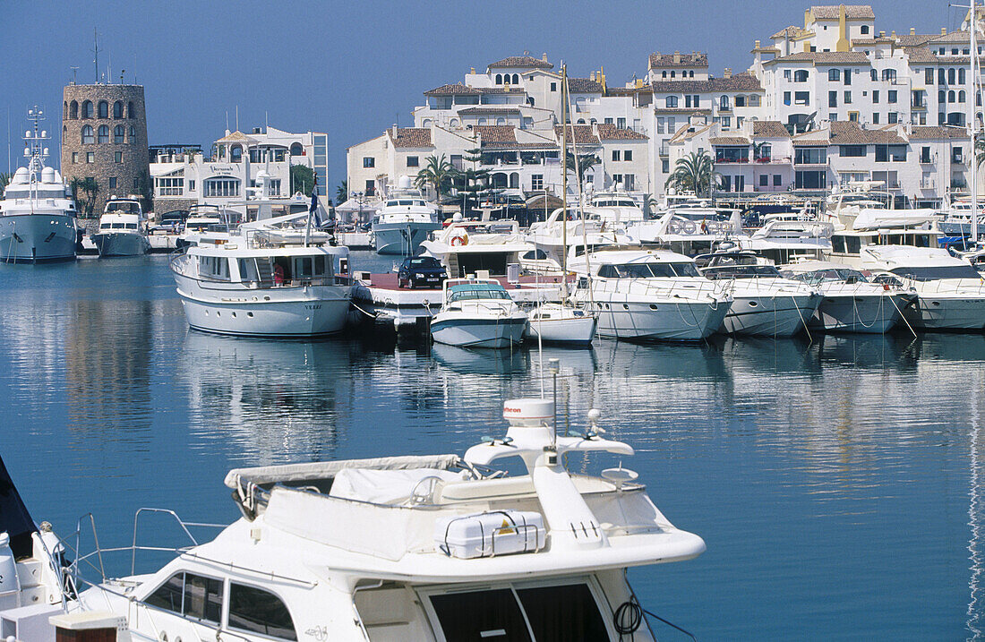 Puerto Banus Marina, Marbella, Malaga Province, Andalucia