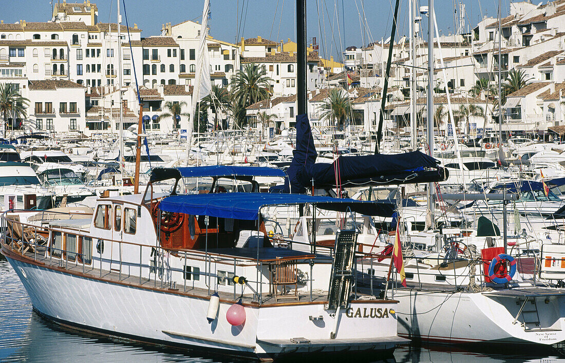 Puerto Banus Marina, Marbella, Malaga Province, Andalucia