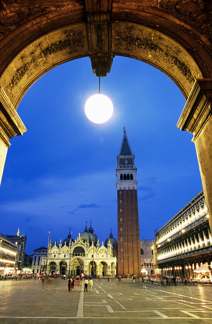 Saint Mark s Basilica and square at night. Venecia. Veneto. Italy
