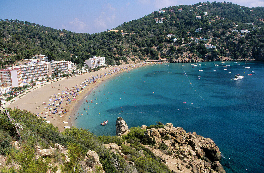 Cala San Vicente. Ibiza. Balearic Islands. Spain.