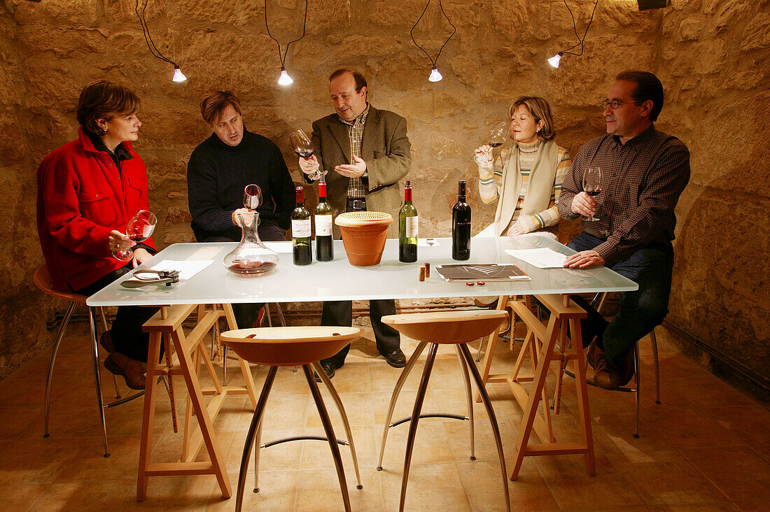 Oenologists at Miguel Merino Winery