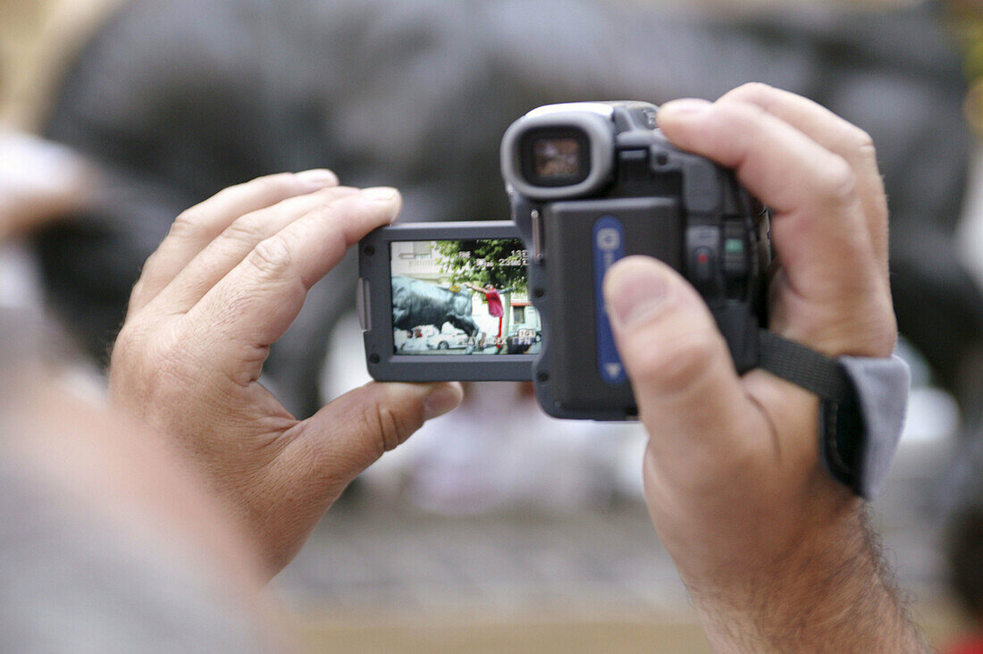 Video camera taping