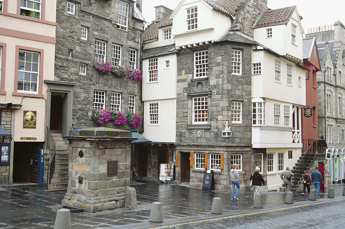 Royal mile, John Knox house. Edinburgh. Scotland. UK.