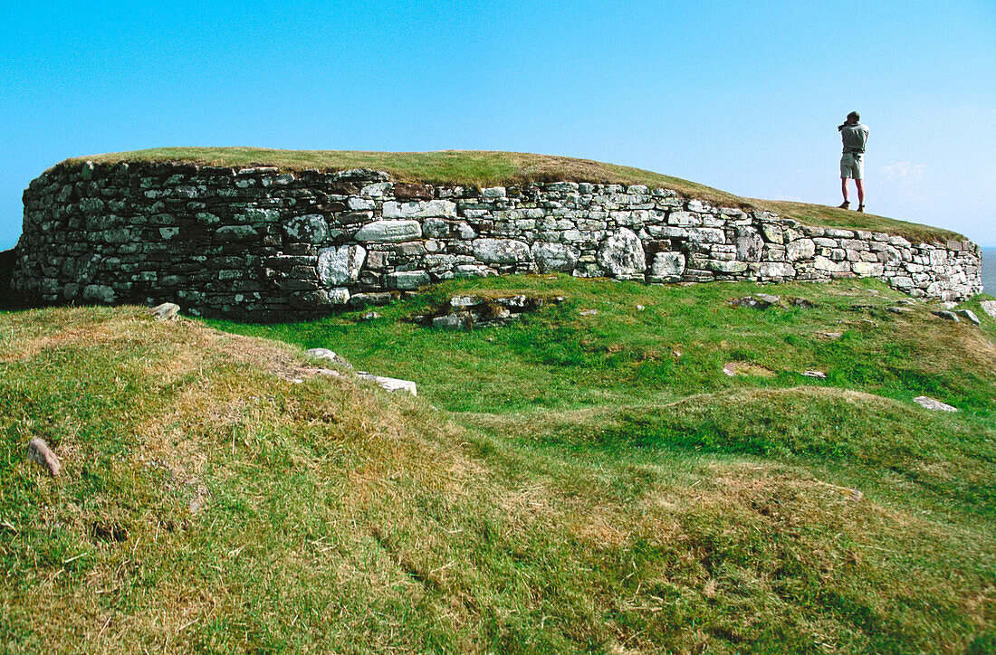 Carn Liath, celtic house from the Iron Age. Highlands. Scotland
